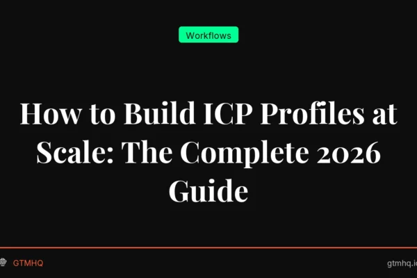 How to Build ICP Profiles at Scale: The Complete 2026 Guide
