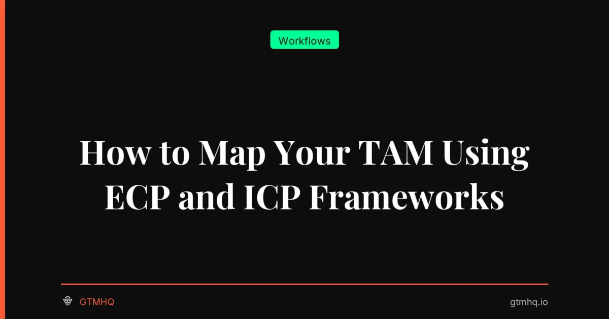 How to Map Your TAM Using ECP and ICP Frameworks