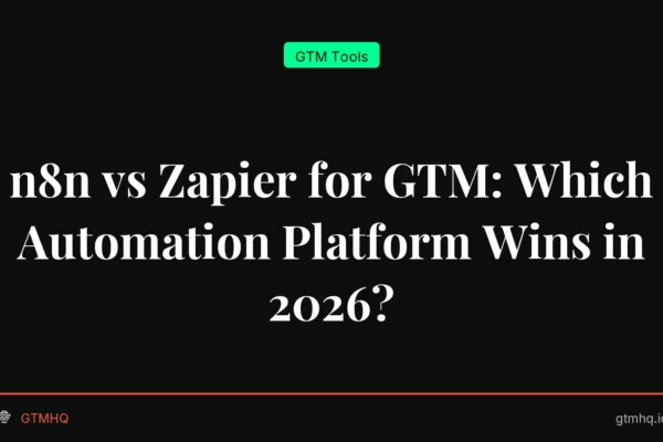 n8n vs Zapier for GTM: Which Automation Platform Wins in 2026?