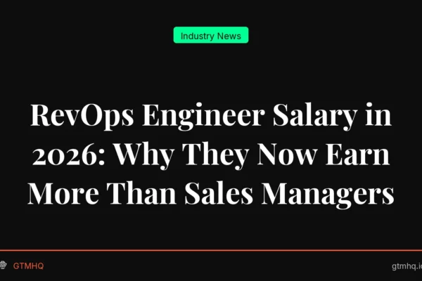 RevOps Engineer Salary in 2026: Why They Now Earn More Than Sales Managers